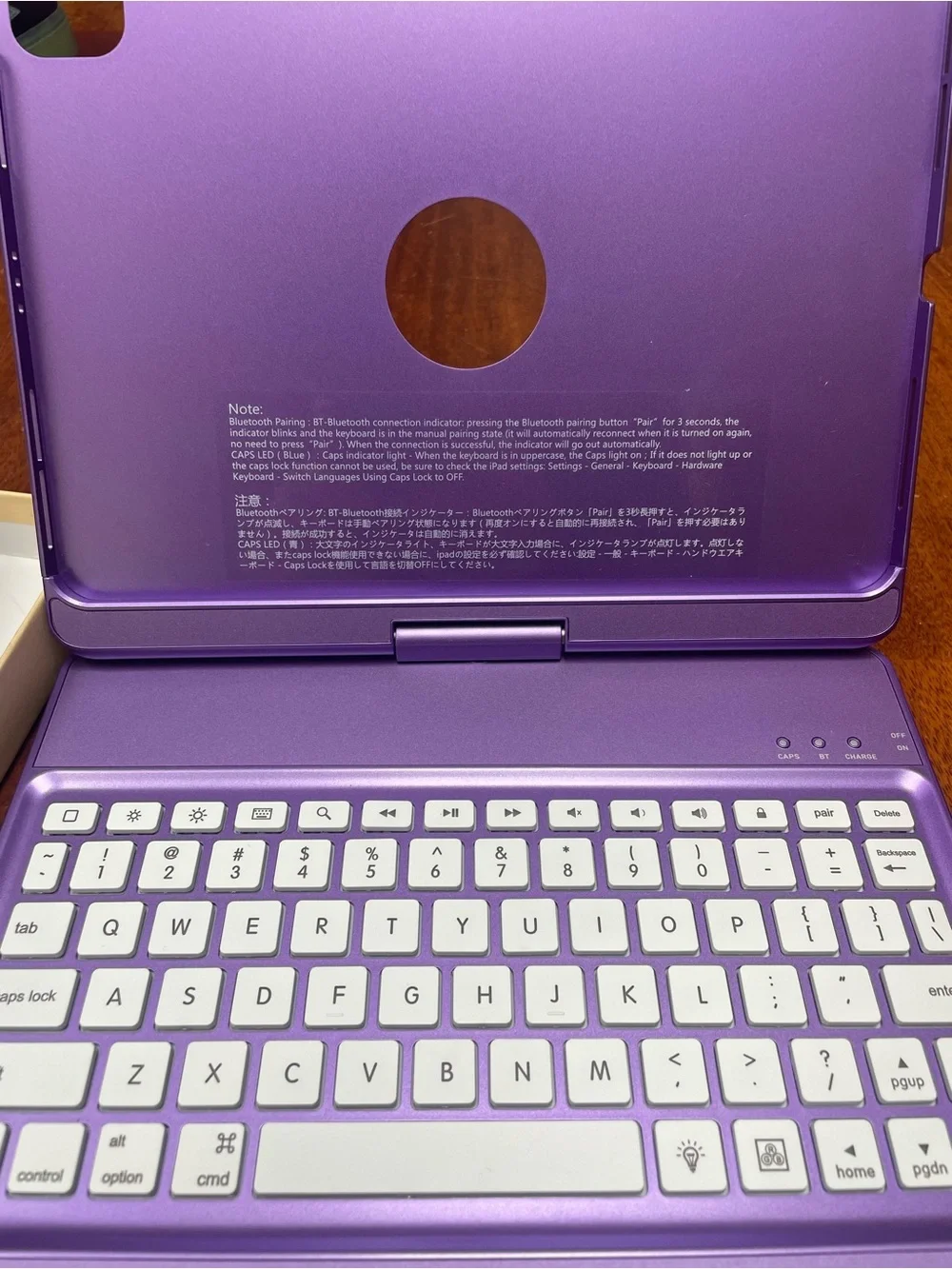 Wireless keyboard for iPad Pro 11 inch case with rotatable screen